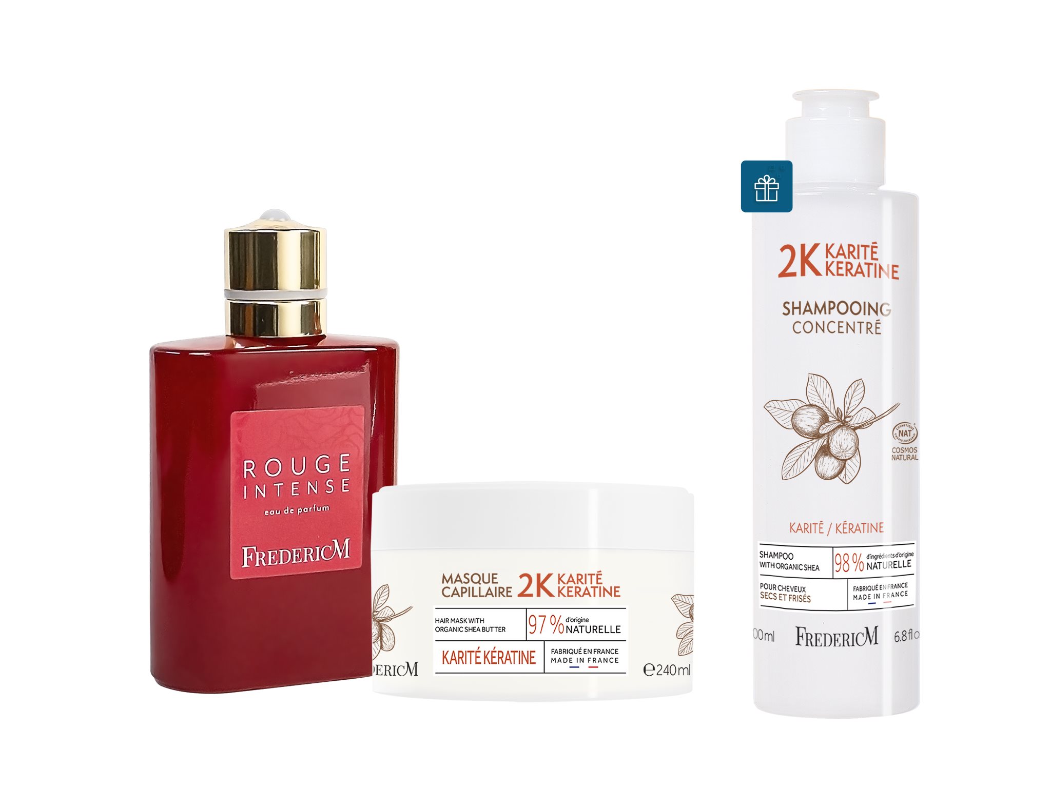 FREDERIC M / ROUTINE KARITÉ & PARFUM ROUGE INTENSE