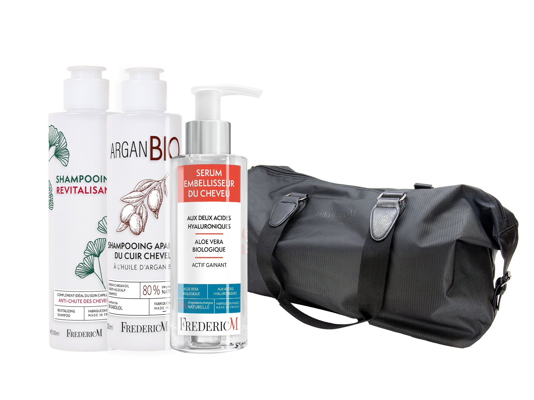 FREDERIC M / ROUTINE CAPILLAIRE & SAC NOIR