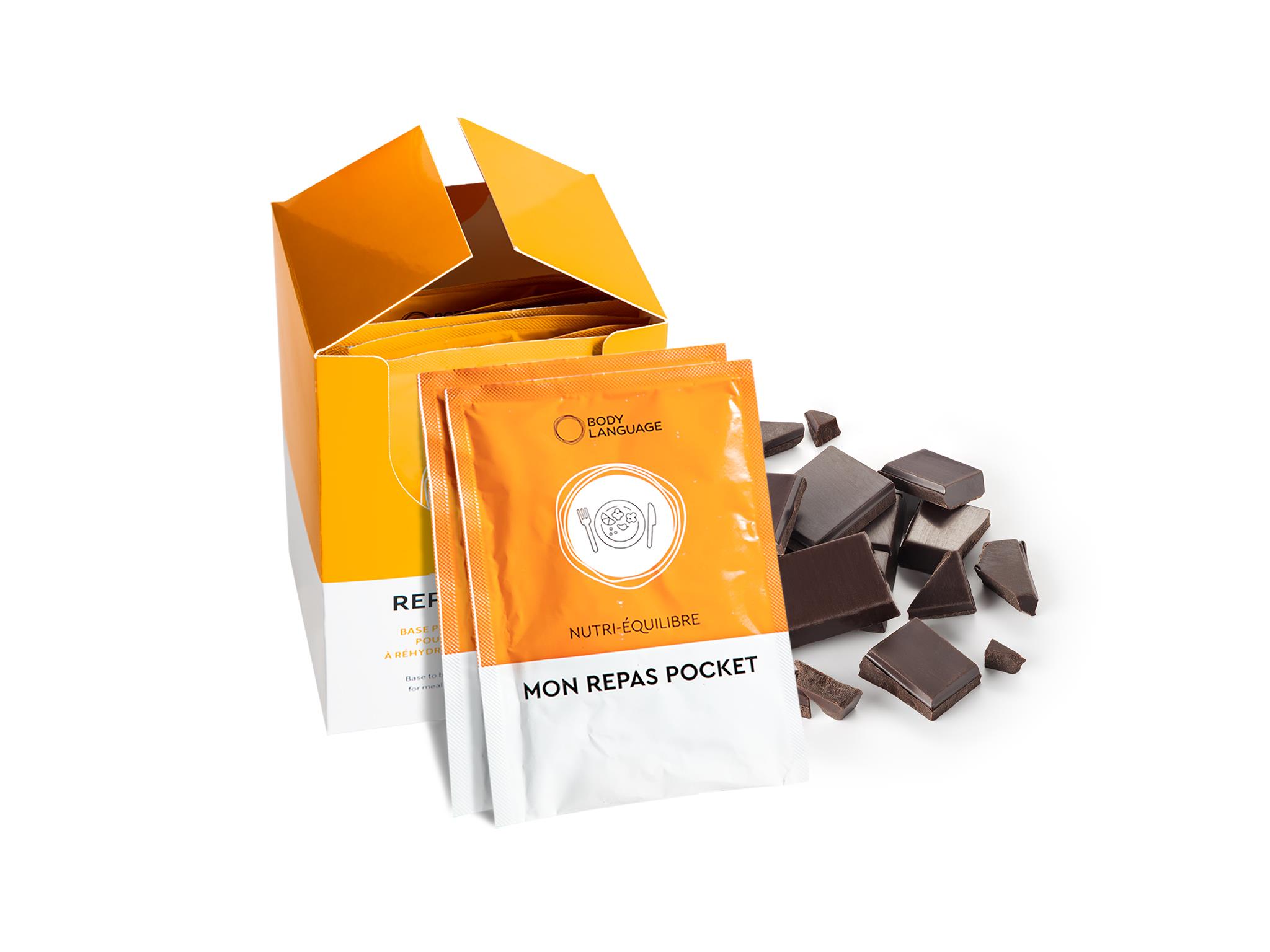 FREDERIC M / REPAS POCKET CHOCOLATE FLAVOR